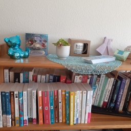 Portrait de Bibliotheque Couleur Pastel