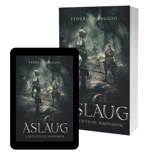 Couverture de Aslaug : Les Vents du Ragnarök par Federico Saggio