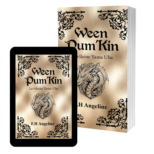 Couverture de Ween Pum'Kin - La vilaine Yama Uba - Tome 3 par F.H ANGELINE