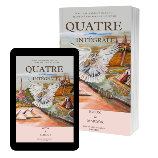 Couverture de QUATRE Intégrale - Ko’Ox & Mardūk par Mariane GAHENGI