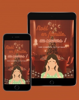 Couverture de Noël en famille, au secours ! par N.H. Fulda