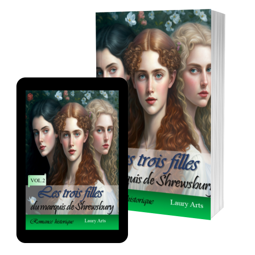 Couverture de Les trois filles du marquis de Shrewsbury Vol.2 par Laury Arts