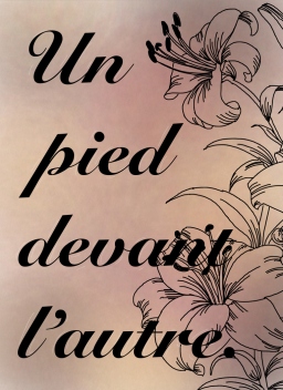 Couverture de Un pied devant l’autre. par Axelle Cagnard.