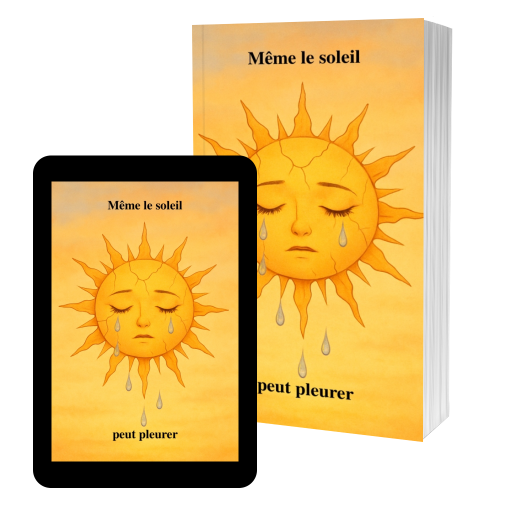 Couverture de Même le soleil peut pleurer par Axelle Cagnard