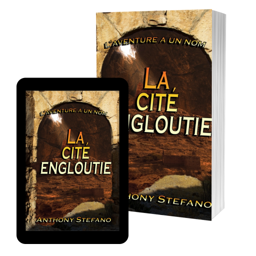 Couverture de La cité engloutie par Anthony Stefano