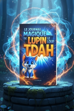 Couverture de Le journal de Lupin, le loup TDAH par Lucie Dufresne