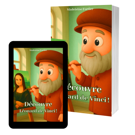 Couverture de Découvre Léonard de Vinci ! par Madeleine Fortier