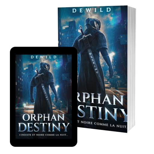 Couverture de Orphan Destiny Tome 1 "Injuste et noire comme la nuit..." par Dewild