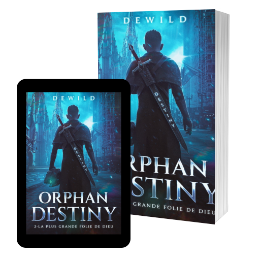 Couverture de Orphan Destiny Tome 2 "La plus Grande Folie de Dieu" par Dewild