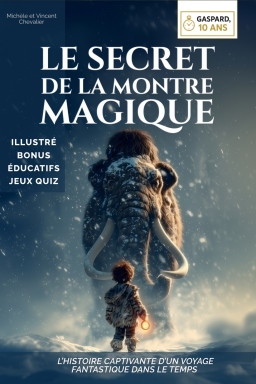 Couverture de Gaspard, 10 ans, le secret de la montre magique par VINCENT CHEVALIER