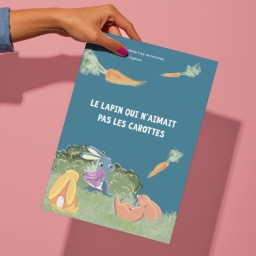 Couverture de Le lapin qui n'aimait pas les carottes par Juliette Trey de Feraudy