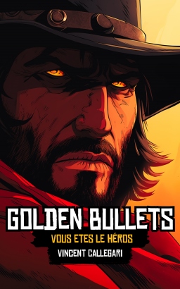 Couverture de Golden Bullets : Un livre dont vous êtes le héros par Vincent Callegari