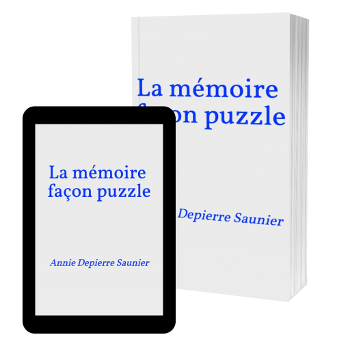 Couverture de La Mémoire façon puzzle par Annie Depierre Saunier