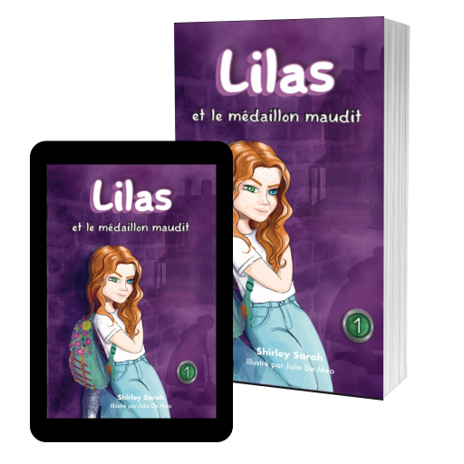 Couverture de Lilas et le médaillon maudit par Shirley Sarah