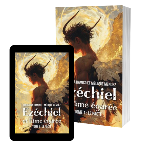 Couverture de Ezéchiel  et l'âme égarée , tome 1 : Le Pacte par Damico Christina & Mendez Mélanie