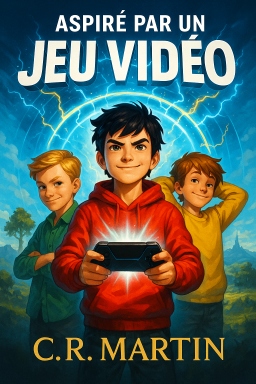 Couverture de Aspiré par un jeu vidéo : roman d'aventure pour enfants à partir de 9 ans fans de jeux vidéo et de science fiction qui célèbre l'amitié, le courage et la persévérance par C.R Martin