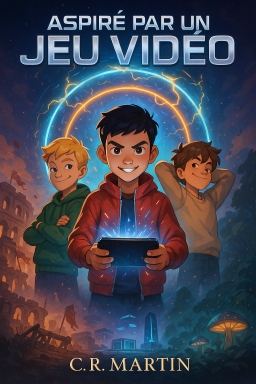 Couverture de Aspiré par un jeu vidéo : roman d'aventure pour enfants à partir de 9 ans fans de jeux vidéo et de science fiction qui célèbre l'amitié, le courage et la persévérance par C.R Martin