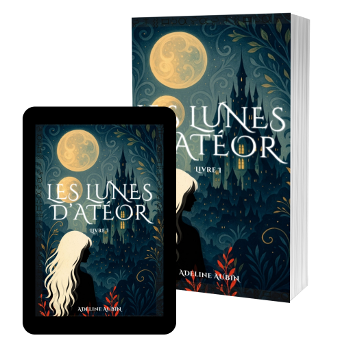 Couverture de Les Lunes d'Atéor - Livre I par Adeline Aubin