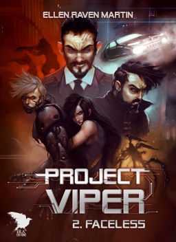 Couverture de Project Viper - 2 - Faceless par Ellen Raven Martin