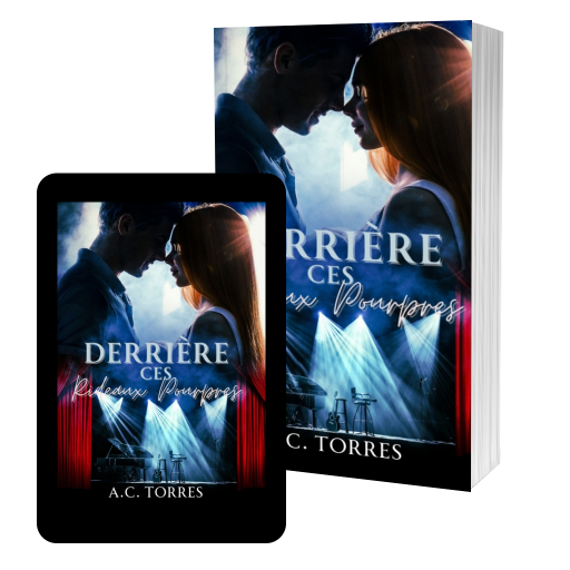 Couverture de DERRIERE CES RIDEAUX POURPRES par A.C. TORRES