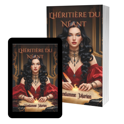 Couverture de L'héritière du Néant par marion vandamme