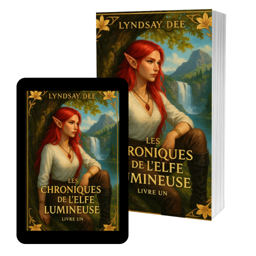 Couverture de Les Chroniques de l’Elfe Lumineuse, Livre Un par Lyndsay Dee