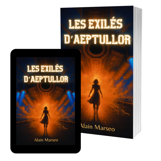 Couverture de Les Exilés d'Aeptullor par Alain Marseo