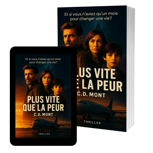 Couverture de Plus vite que la peur par C.D. Mont