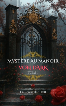 Couverture de Mystère Au Manoir Von Dark (Tome1) Roman fantasy par Françoise Naglieri