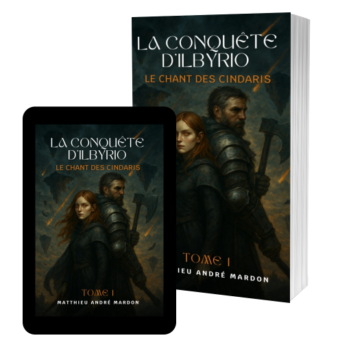 Couverture de La Conquête d'Ilbyrio - Le Chant des Cindaris par Matthieu André Mardon