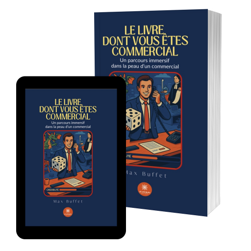 Couverture de Le livre dont vous êtes commercial par Max BUFFET