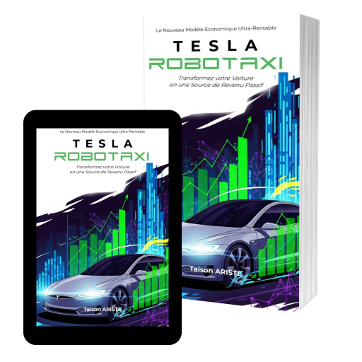 Couverture de Tesla Robotaxi: Transformez votre voiture en une Source de Revenu Passif par Taïson ARISTE