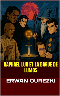 Couverture de Raphael Lux et la Bague de Lumos par Erwan Ourezki