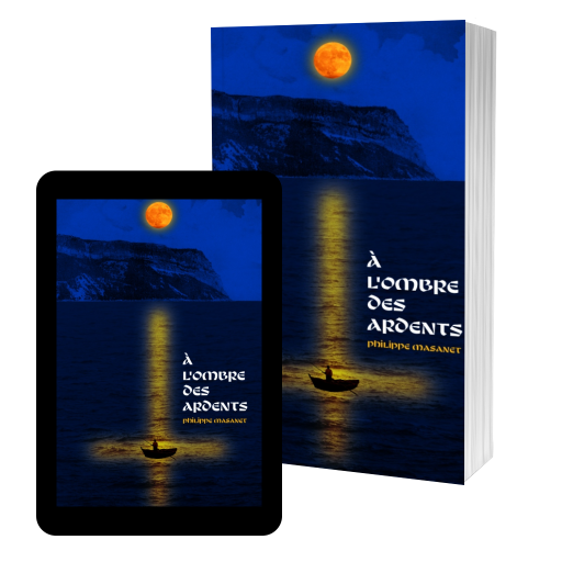 Couverture de À l'ombre des ardents par Philippe MASANET