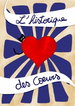 Couverture de L'historique des cœurs par Amélie Romarin