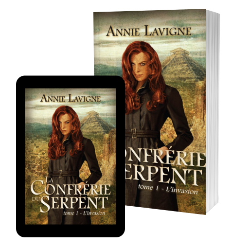 Couverture de La Confrérie du Serpent, tome 1 : L'invasion par Annie Lavigne