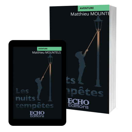 Couverture de Les nuits tempêtes par Matthieu MOUNTELS