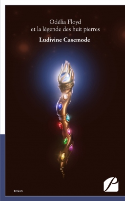 Couverture de Odélia Floyd et la légende des huit pierres par Ludivine Casemode