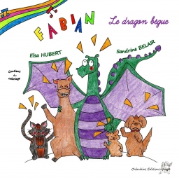 Couverture de Fabian le dragon bègue par Sandrine BELAIR et Elsa HUBERT