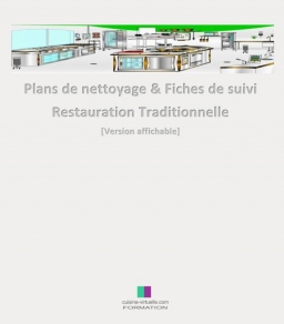 Couverture de Plans de nettoyage & Fiches de suivi Restauration Traditionnelle par Franck Pouffet