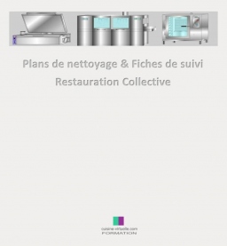 Couverture de Plans de nettoyage & Fiches de suivi Restauration Collective par Franck Pouffet