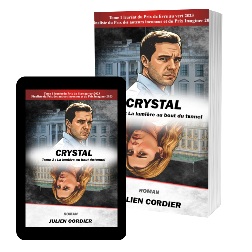 Couverture de Crystal - Tome 2 : La lumière au bout du tunnel par Julien Cordier
