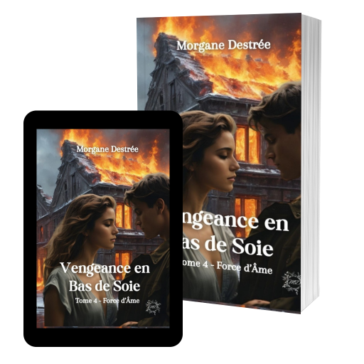 Couverture de Vengeance en bas de soie - T4 - Force d'âme par Morgane Destrée