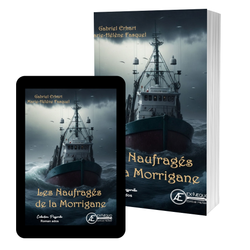 Couverture de Les naufragés de la Morrigane par Gabriel Erhart & Marie-Helène Fasquel