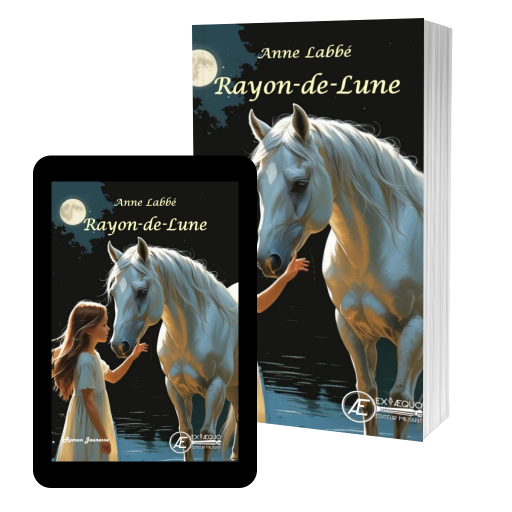 Couverture de Rayon-de-Lune par Anne Labbé