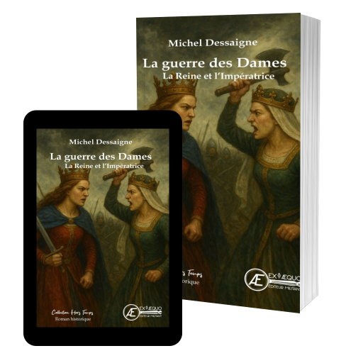 Couverture de La guerre des dames - La reine et l'Impératrice par Michel Dessaigne