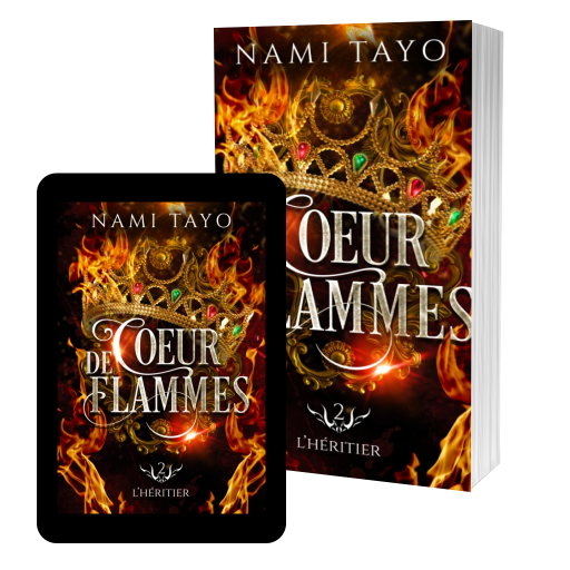 Couverture de Coeur de flammes, tome 2 : L'h&eacute;ritier par Nami Tayo