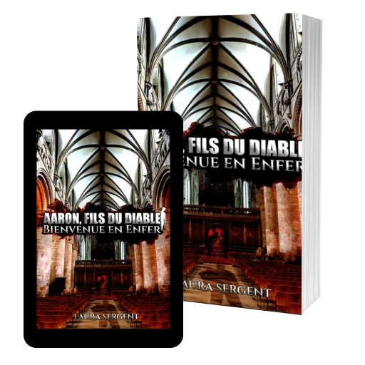 Couverture de Aaron fils du diable. Tome 1 : Bienvenue en enfer par Laura Sergent