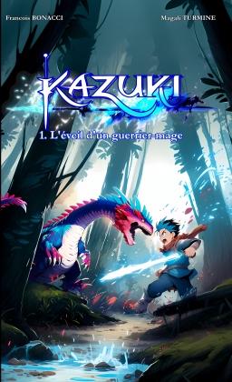 Couverture de Kazuki, l'éveil d'un guerrier-mage par M&F Bonacci