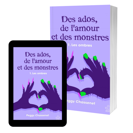 Couverture de Des ados, de l'amour et des monstres par Peggy Chassenet